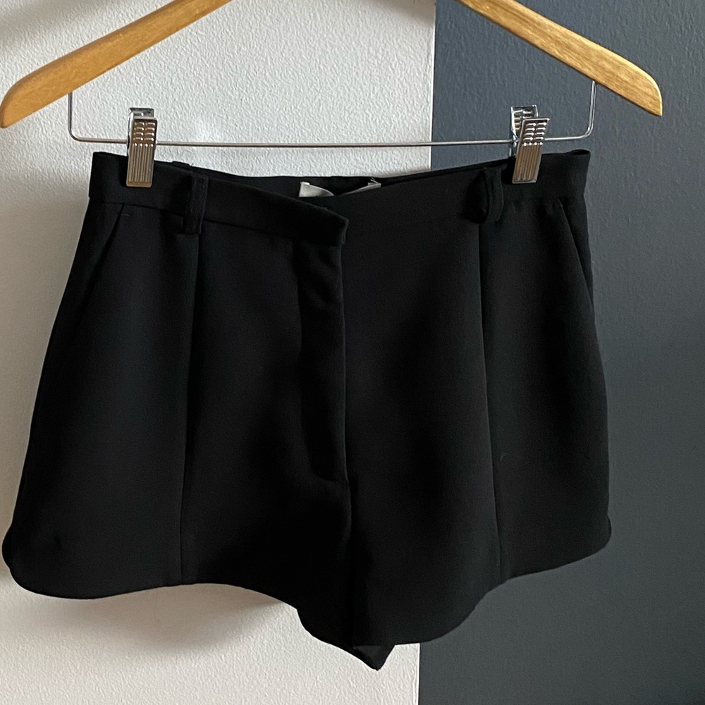 Sandro Black Dress Shorts NWT 36